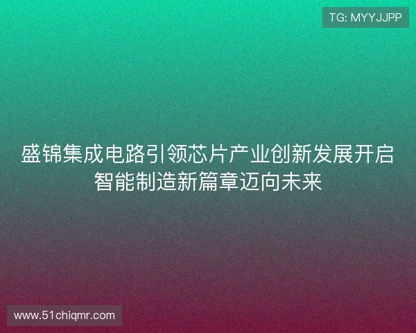 盛锦集成电路引领芯片产业创新发展开启智能制造新篇章迈向未来